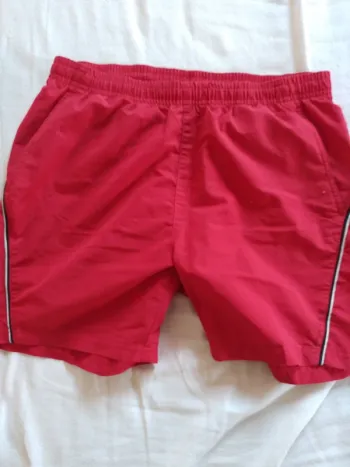 Short Homme de bain Rouge