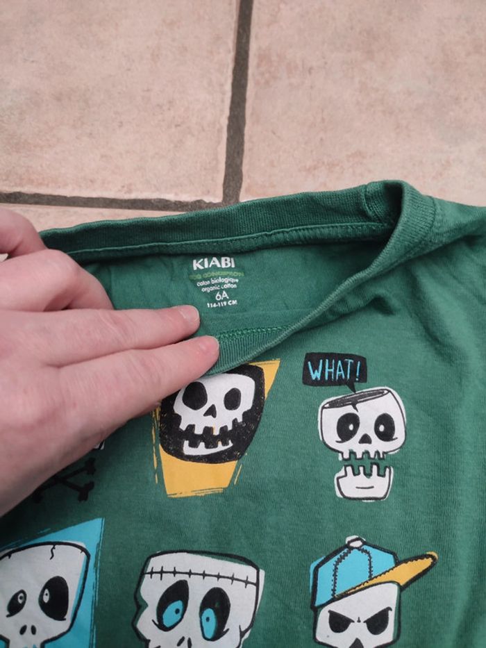 Tshirt squelette kiabi - photo numéro 2