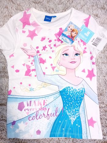 Tee-shirt la reine des neiges
