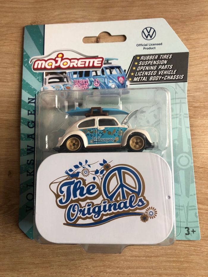 Miniature majorette Volkswagen Beetle surf Majorette Beebs