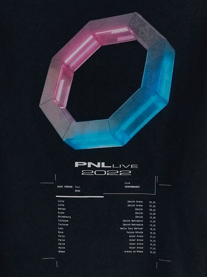 Sweat à capuche noir 2022 / PNL - 36/S - photo numéro 8