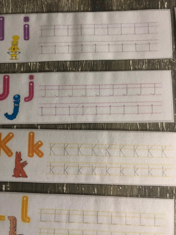 Traçage de l’alphabet - photo numéro 5