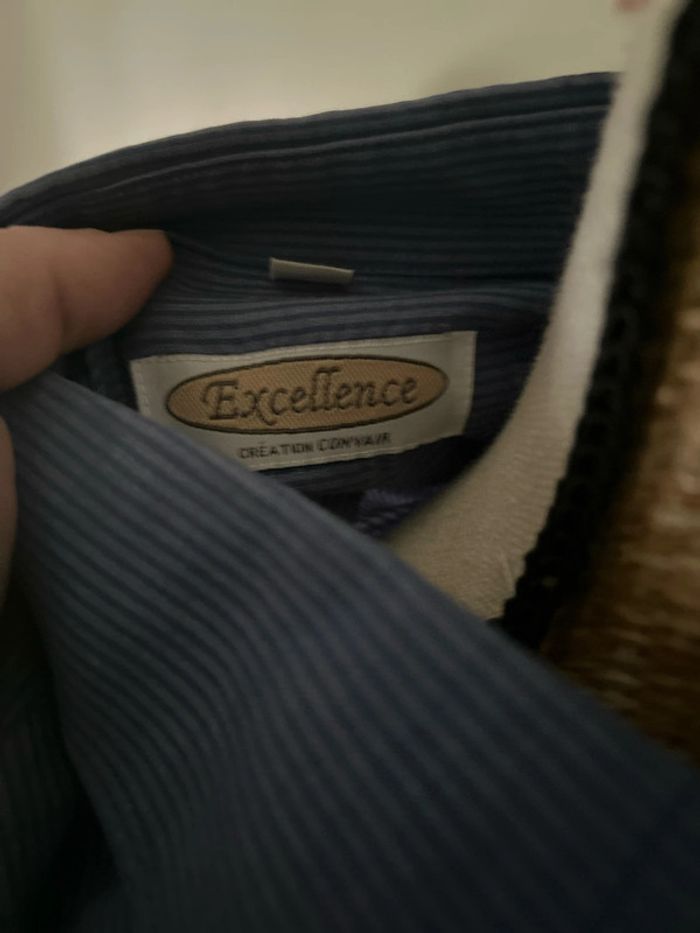 Chemise à rayure excellence 39/40 - photo numéro 4