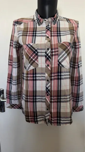 Chemisier à carreaux femme bershka
