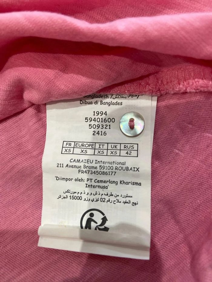 Debardeur camaïeu rose - photo numéro 5