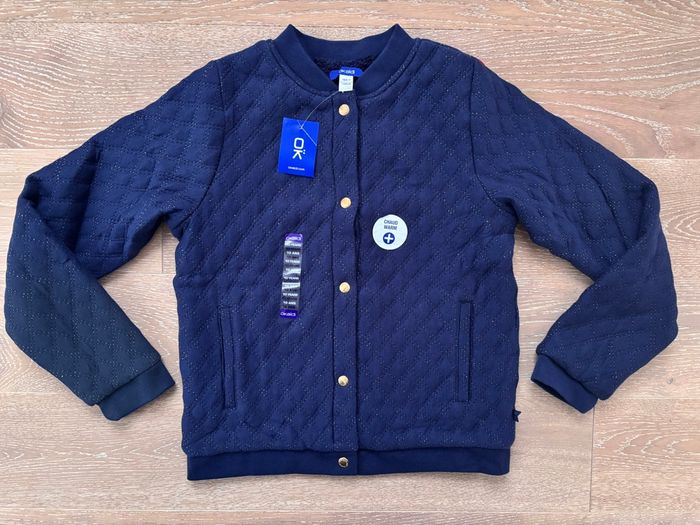 Gilet veste chaude Okaïdi fille 10 ans fourrure neuf étiquette - photo numéro 3