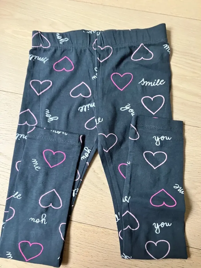 Lot de 2 leggings taille 6 ans dont un épais NEUF - photo numéro 4
