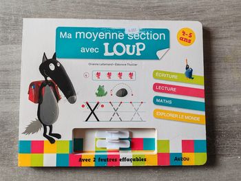 Livre ardoise ma moyenne section avec Loup 4/5 ans