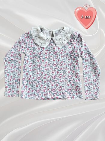 Haut manches longues fille 6 ans