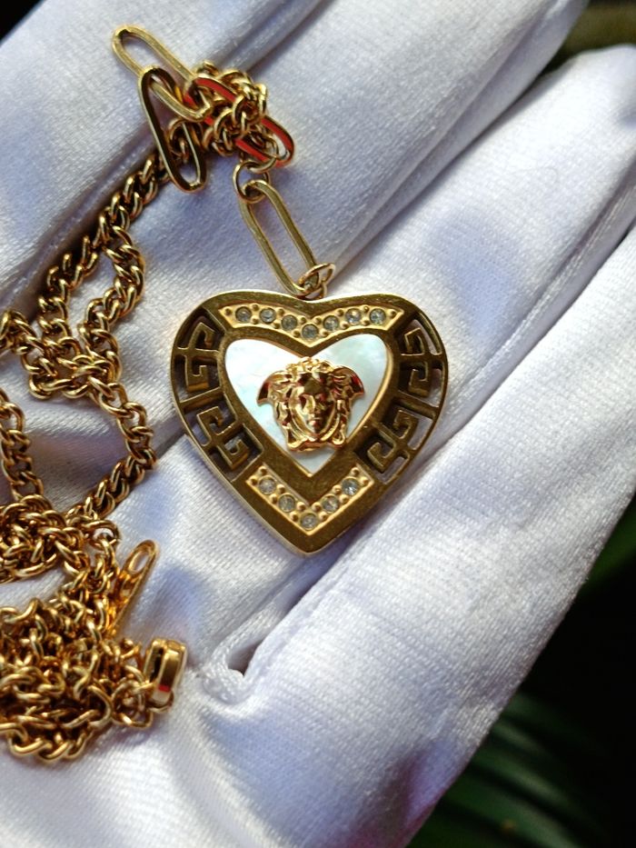 Collier en acier inoxydable Versace