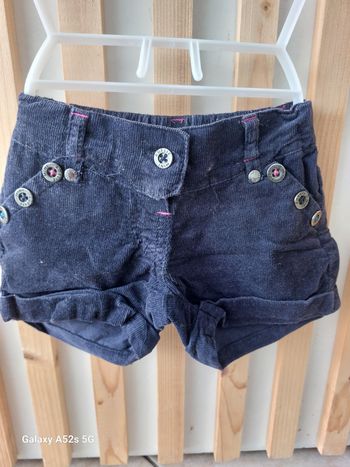 Short fille 3 mois