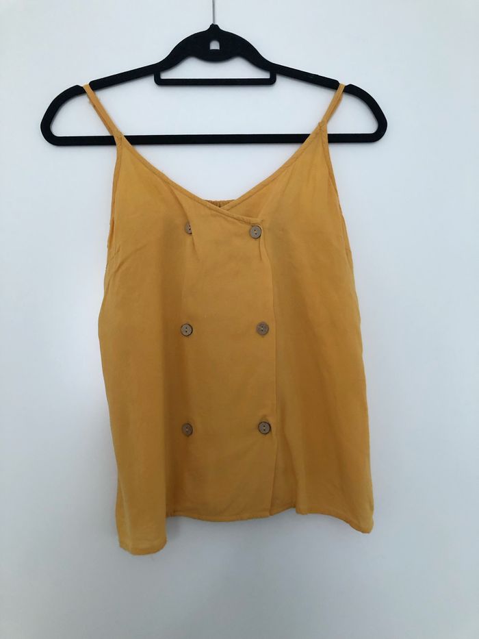 Top jaune moutarde Kiabi