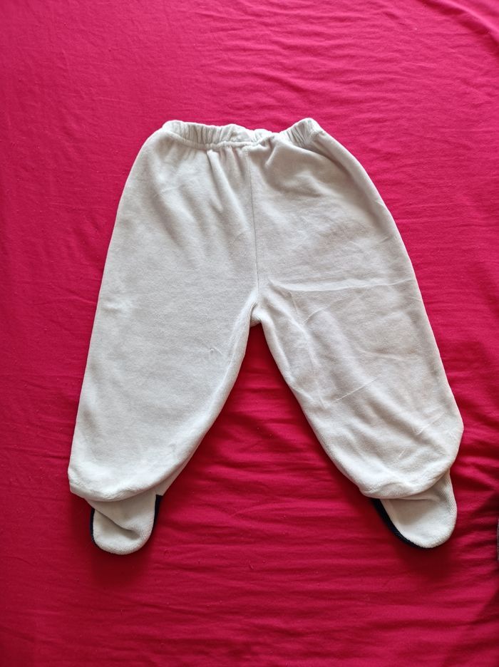 Bas de pyjama velours taille 6 mois - photo numéro 4