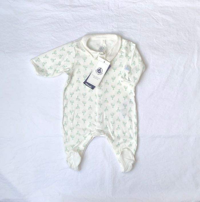 Pyjama fin Petit Bateau 1 mois neuf
