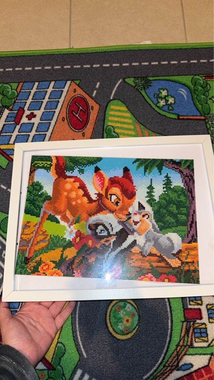 Diamonds painting Bambi avec cadre