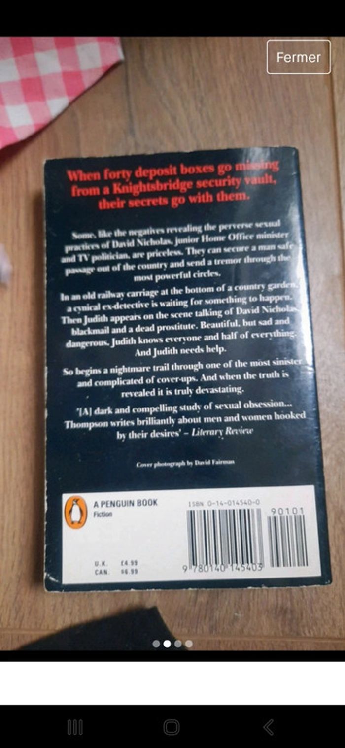 Livre en anglais bad to the bone p - photo numéro 2