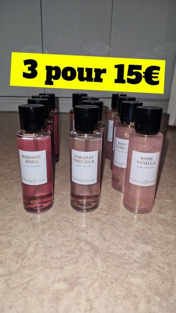 Lot brumes collection platinium