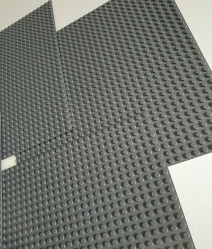 Plaques pour lego 32 plots gris construction enfant jeu - photo numéro 4