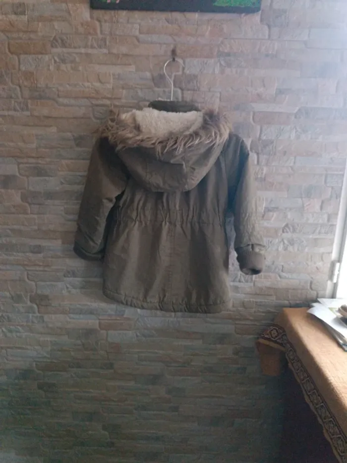 Parka à capuche kaki Pundkidz 4A - photo numéro 2