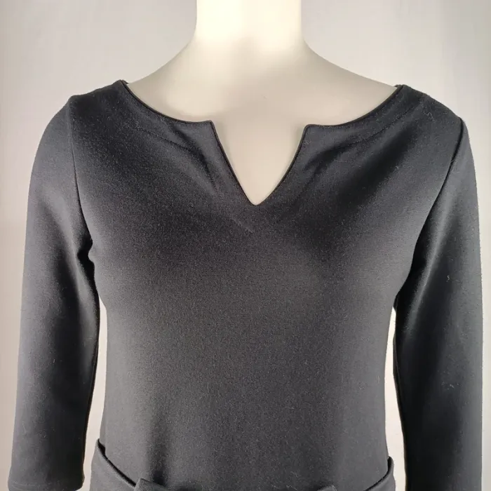Robe noire jersey ceinturée - Avalanche - taille 1 A1145 - photo numéro 6