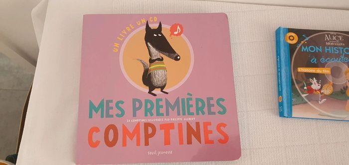 Mes premères comptines Livre CD