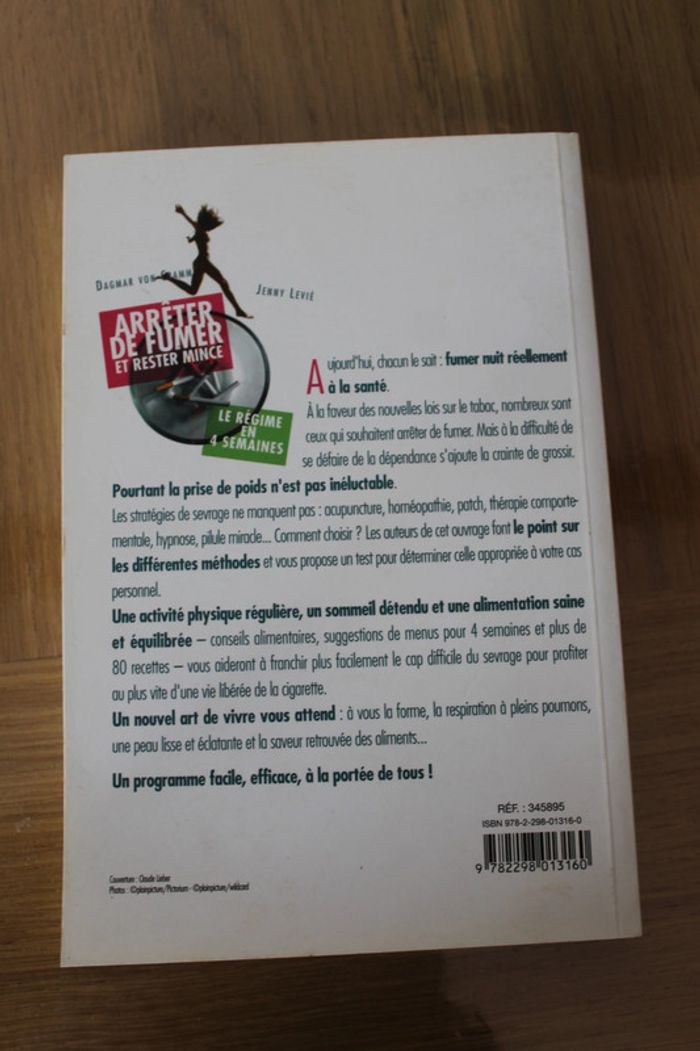 livre" arrêter de fumer et rester mince" - photo numéro 3