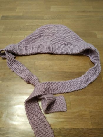 Bonnet tricoté main