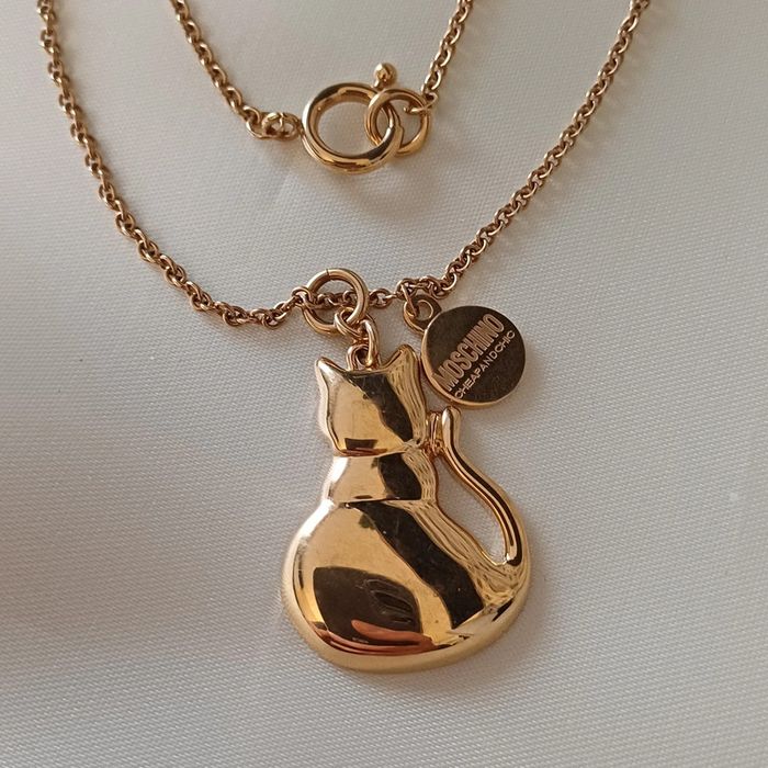 Collier moshino en métal doré - photo numéro 2