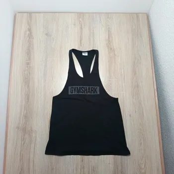 Débardeur gymshark homme M teeshirt noir
