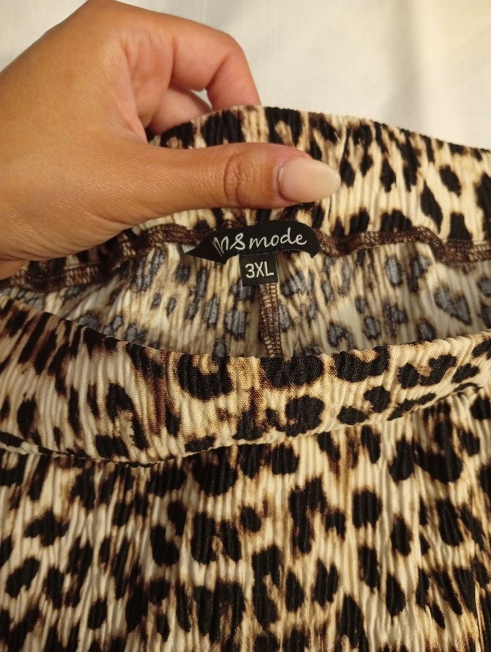 Pantalon léopard grande taille femme - photo numéro 2