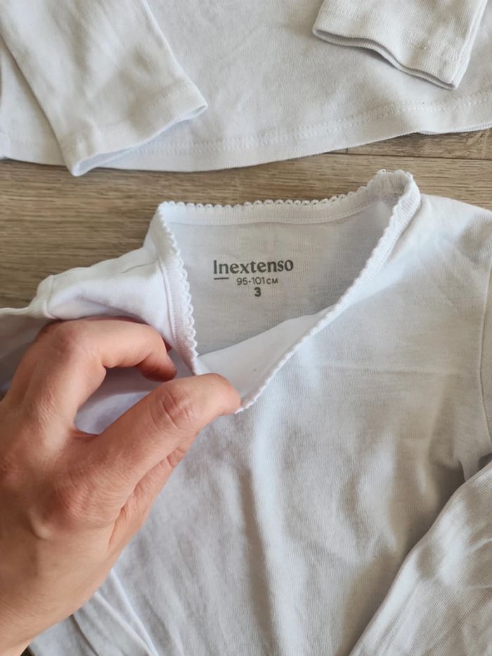Lot 2 maillots de corps 3 ans - photo numéro 2