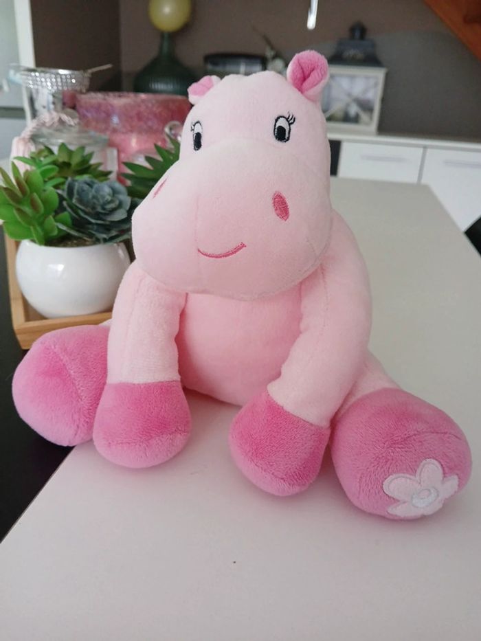 Péluche hippopotame Neuve Bebisol🌿🎁
