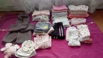 Lots de vêtements bébé fille
