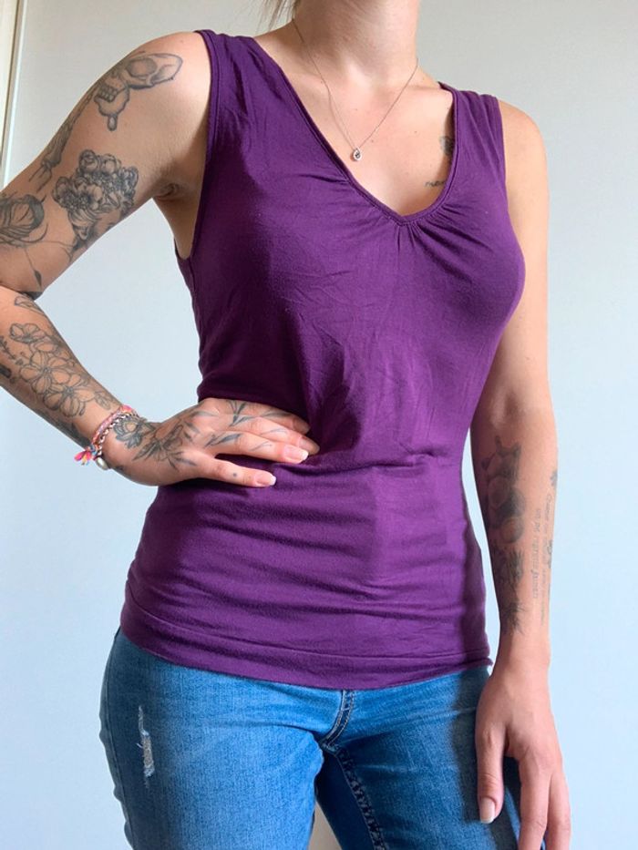 Blouse violette mim taille 38 m
