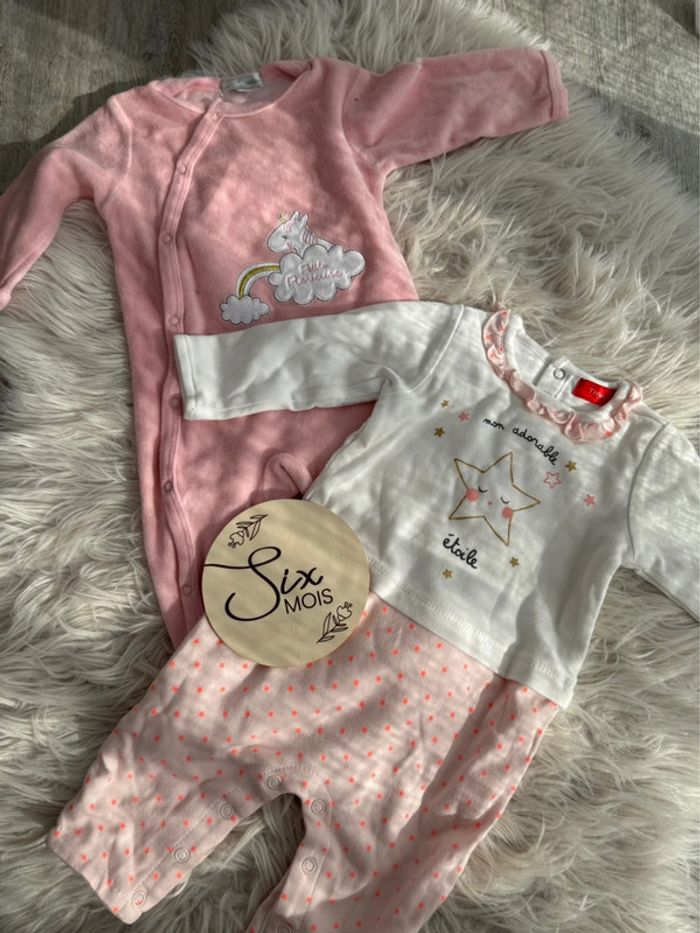 Lot de pyjama bébé fille