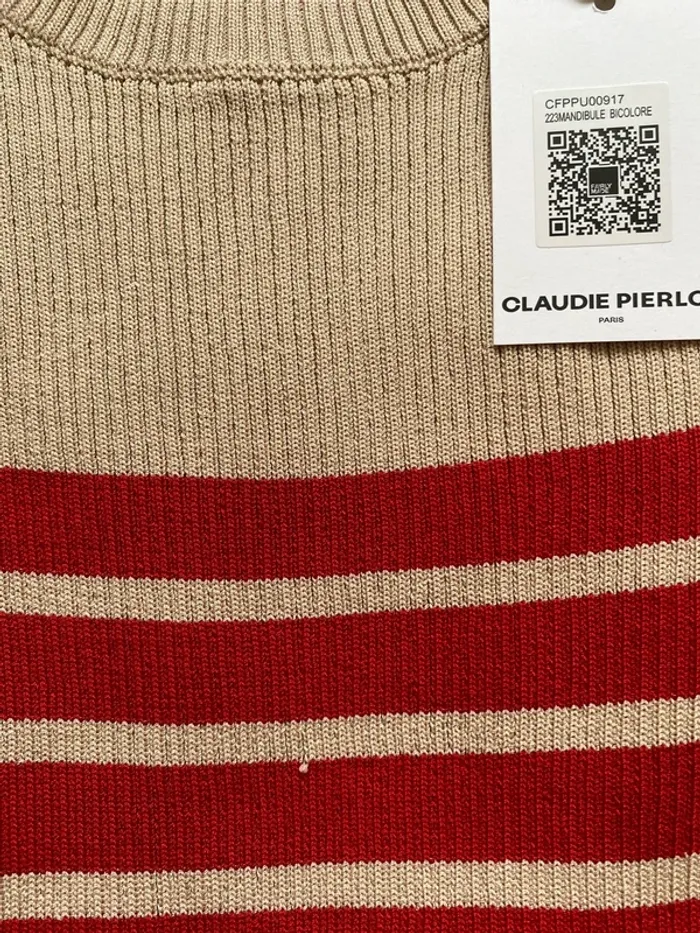 Pull marinière rayé Claudie pierlot - photo numéro 10