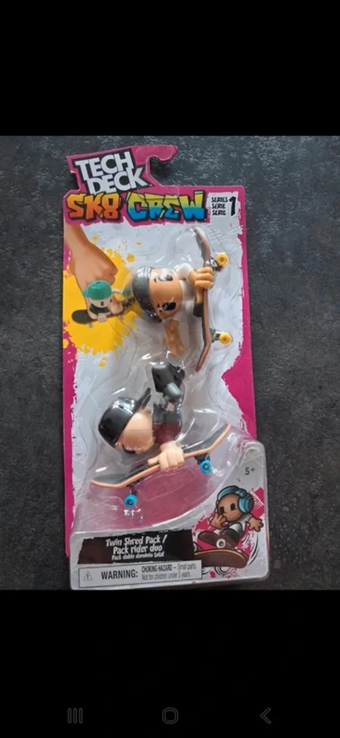 Tech Deck SK8 Crew – Pack figurines + skate (neuf)