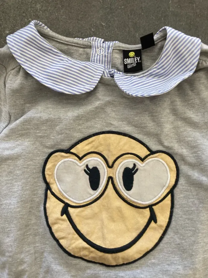 pull smiley 10 ans - photo numéro 2