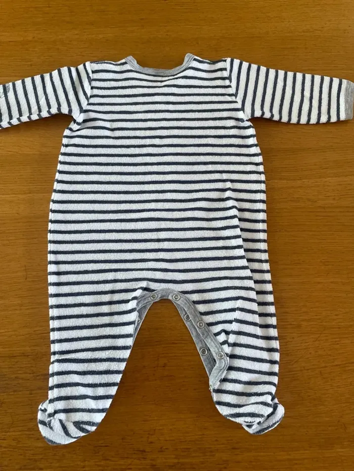 Pyjama éponge petit bateau 6 mois - photo numéro 3