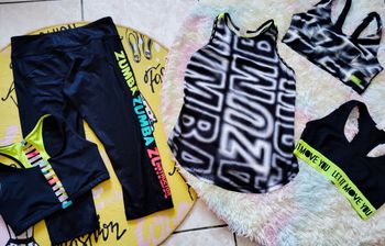 Lot vêtements zumba sport S femme legging top