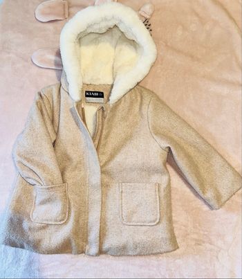 Manteau rose pale