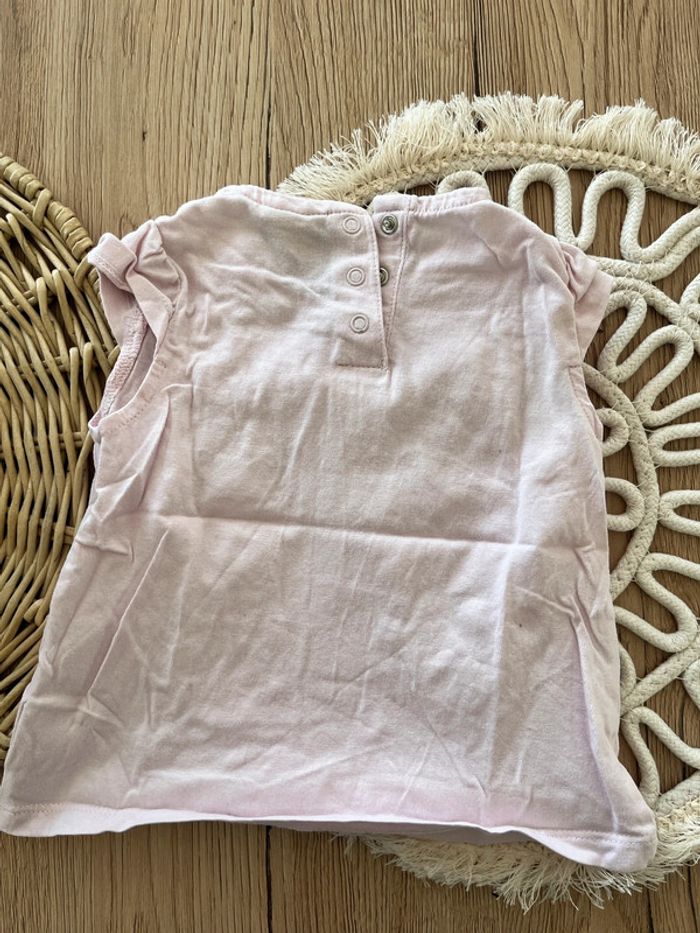 T-shirt rose 12 mois Tape à l’œil - photo numéro 2