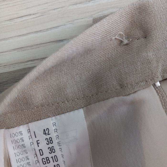 Jupe tailleur crème taille 38 - photo numéro 2