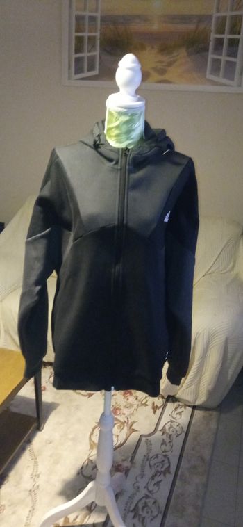 veste à capuche homme adidas noir et gris 