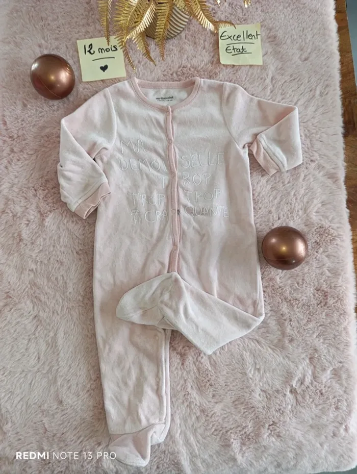 Pyjama mademoiselle trop trop craquante - photo numéro 2