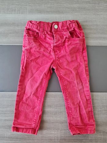 Pantalon rouge 12 mois