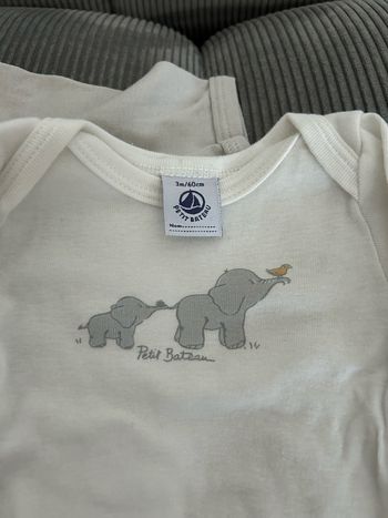 Bodys petit bateau 3 mois