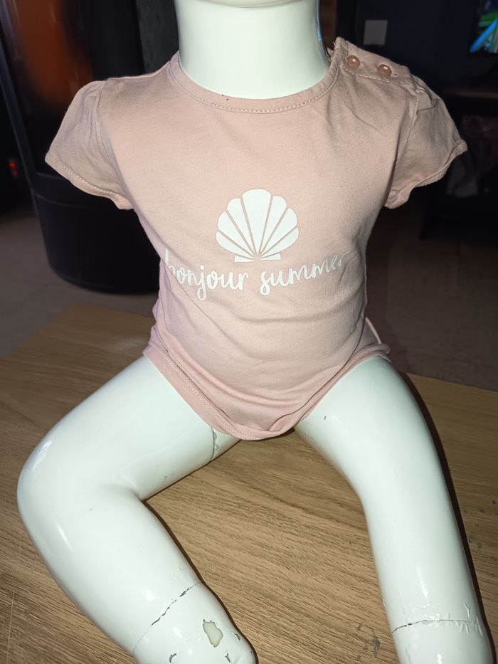 Tee shirt rose pâle Summer