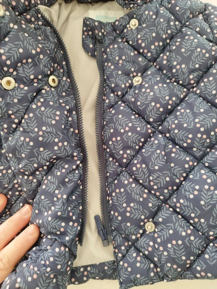 Manteau doudoune bébé fille 12 mois - photo numéro 3