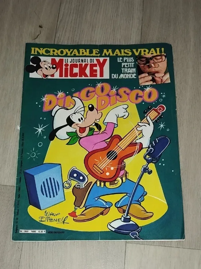 Lot Vintage 7 magazines Journal de Mickey année 1983 L057 - photo numéro 10